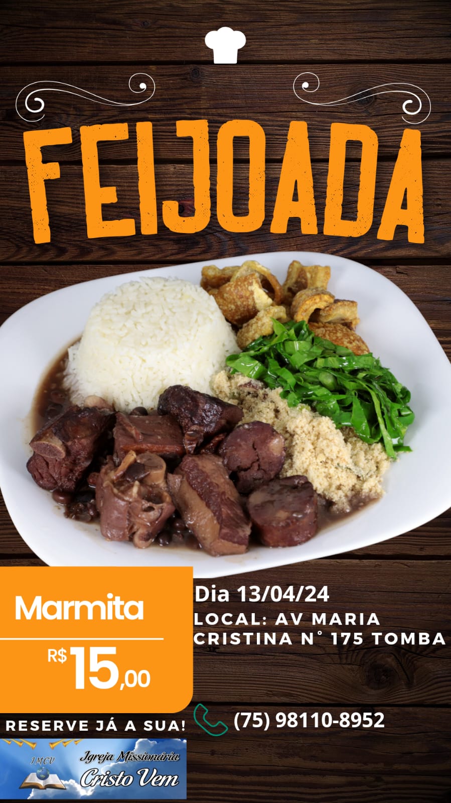 Feijoada em Prol da Obra